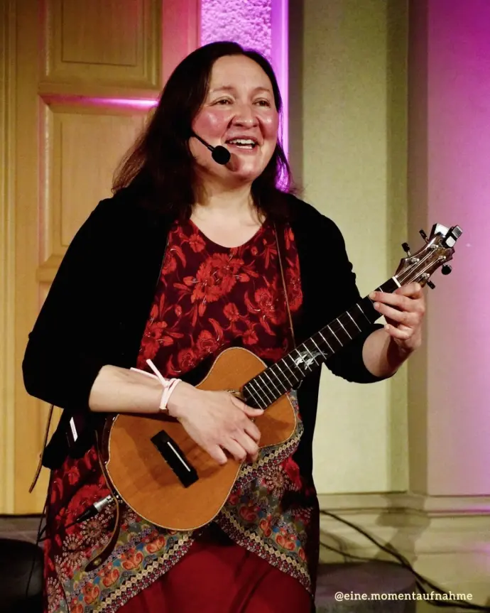 Pia Lang als Musikerin